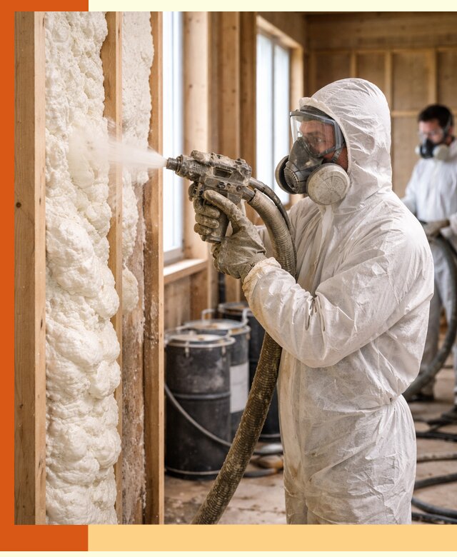 Утепление каркасного дома пенополиуретаном в Гулькевичах