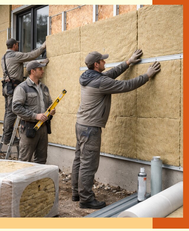 Утепление дома из SIP панелей в Гулькевичах от 6432 руб./м² под ключ | ТепломастерГль