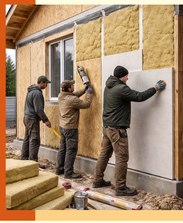 Профессиональное утепление дома из SIP-панелей в Гулькевичах