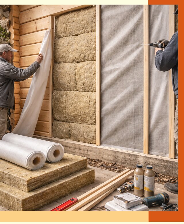 Утепление дома из минибруса в Гулькевичах от 4668 руб/м2 — заказать профессионально | ТепломастерГль