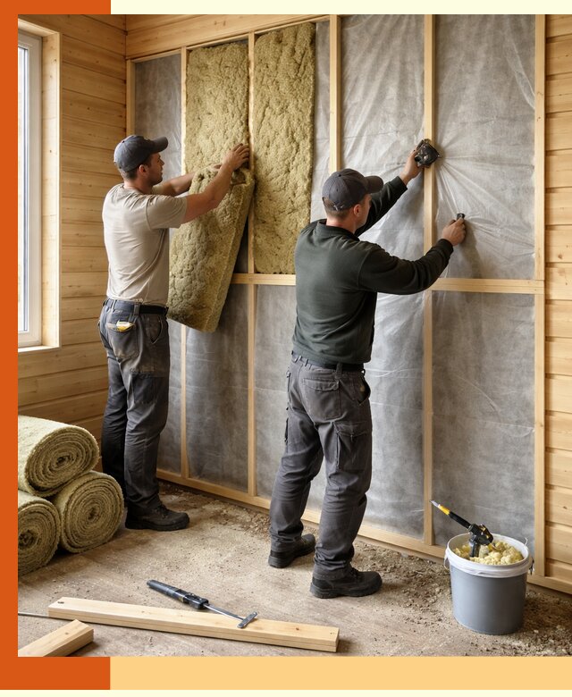 Утепление дома из минибруса в Гулькевичах: комплексные теплоизоляционные работы