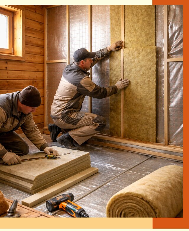 Утепление бани изнутри в Гулькевичах под ключ от 4357 руб./м² | ТепломастерГль