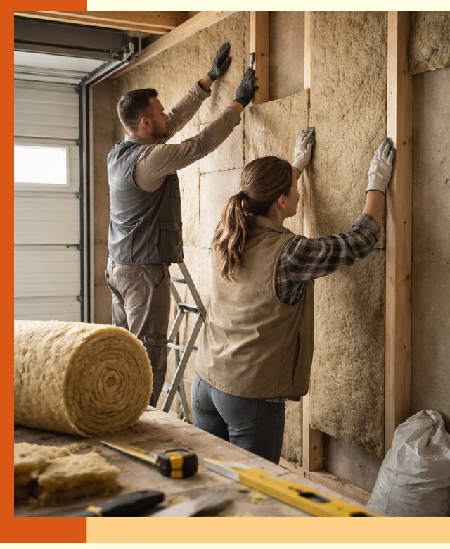 Утепление гаража изнутри в Гулькевичах: быстро и надежно