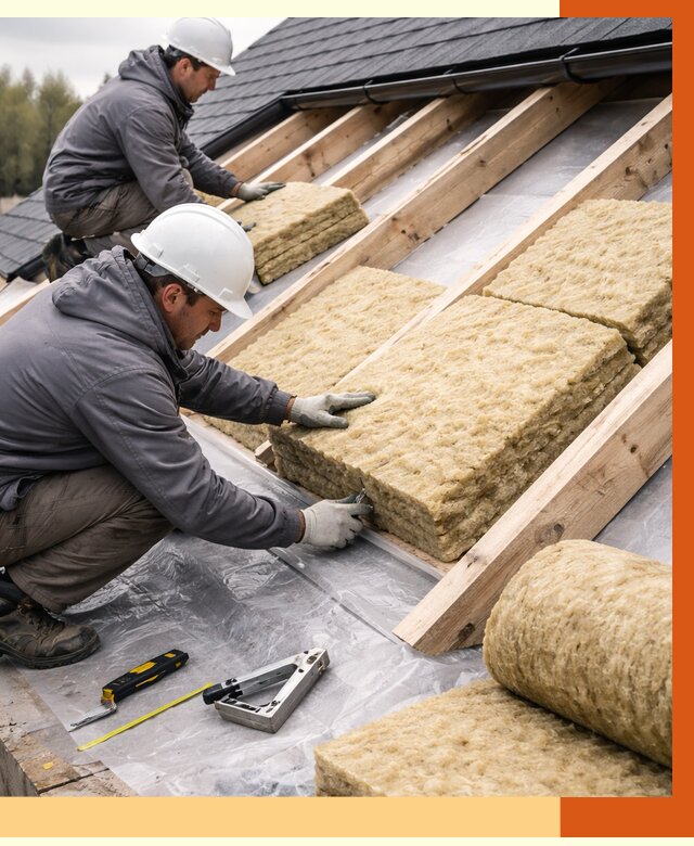 Утепление крыши в Гулькевичах от 1919 руб./м2 — комплексное утепление кровли | ТепломастерГль