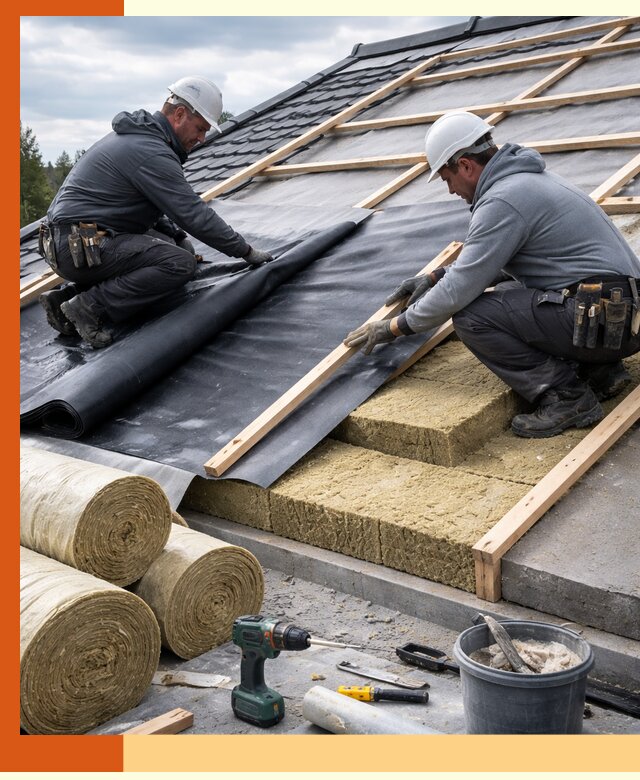 Утепление крыши снаружи в Гулькевичах: профессиональная теплоизоляция