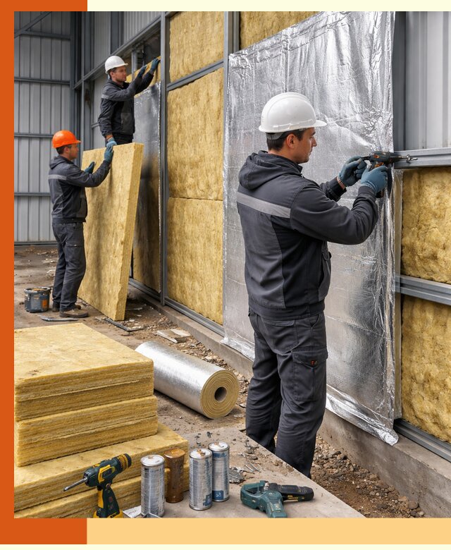 Утепление металлического ангара профессионально в Гулькевичах