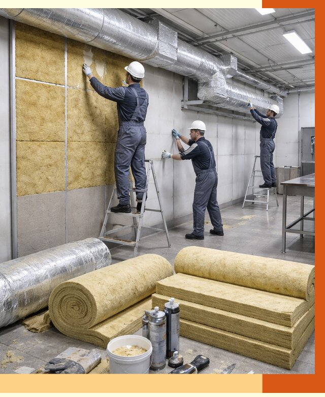 Утепление пищевого цеха в Гулькевичах от 12968 руб./м² — комплексно под ключ | ТепломастерГль