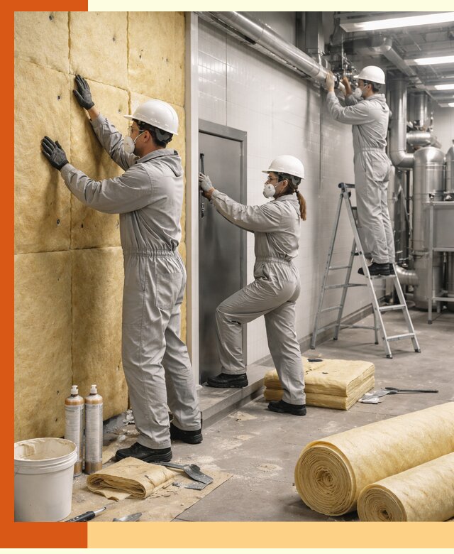 Утепление пищевого цеха под ключ в Гулькевичах