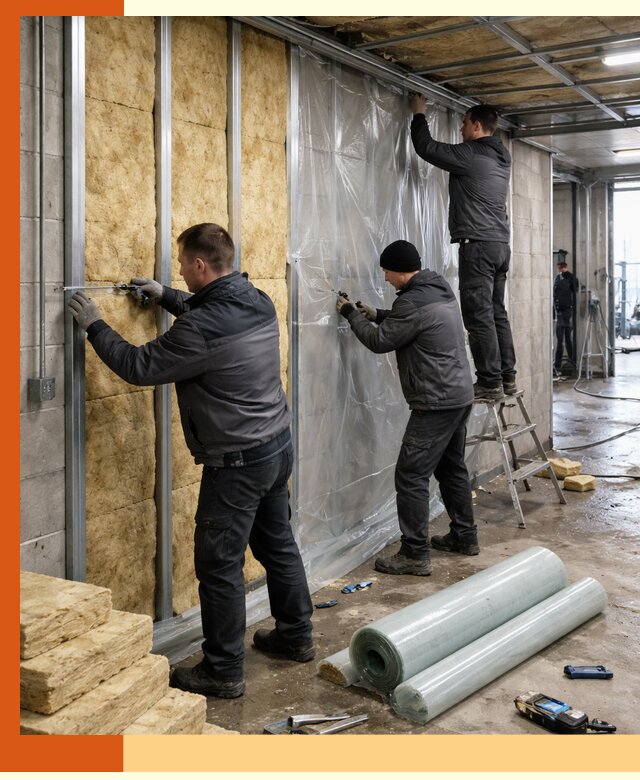 Профессиональное утепление автомойки в Гулькевичах для любого типа помещений