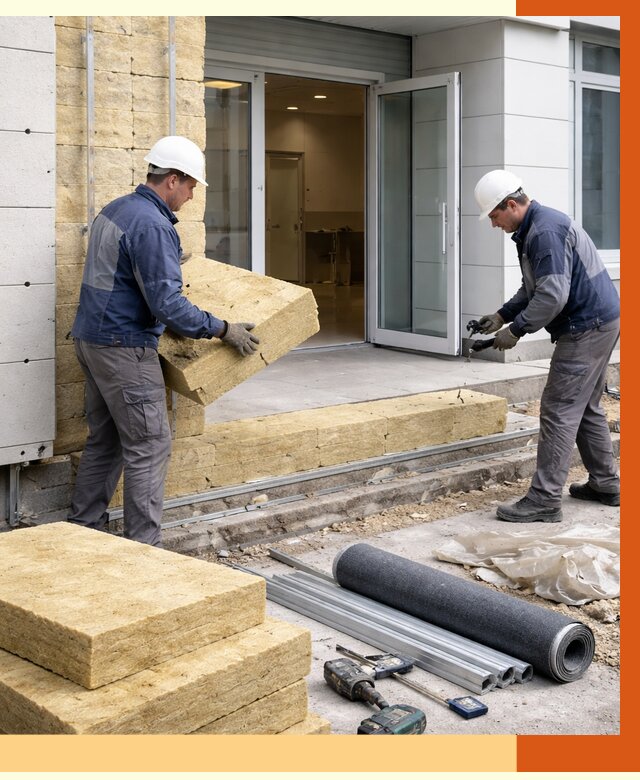 Утепление медицинского центра в Гулькевичах под ключ от 12968 руб./м² | ТепломастерГль