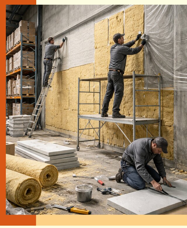 Утепление холодного склада под ключ в Гулькевичах