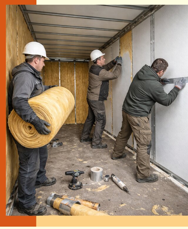 Утепление рефрижераторного контейнера в Гулькевичах профессионально и надежно
