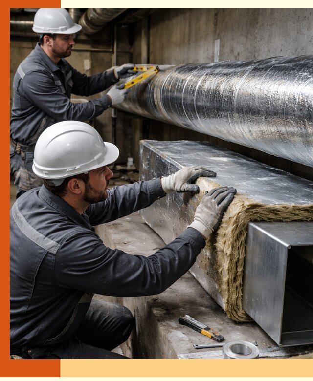 Профессиональное утепление воздуховодов и теплоизоляция в Гулькевичах