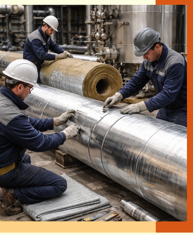 Утепление технологического оборудования в Гулькевичах от 4357 руб. за м2 | ТепломастерГль