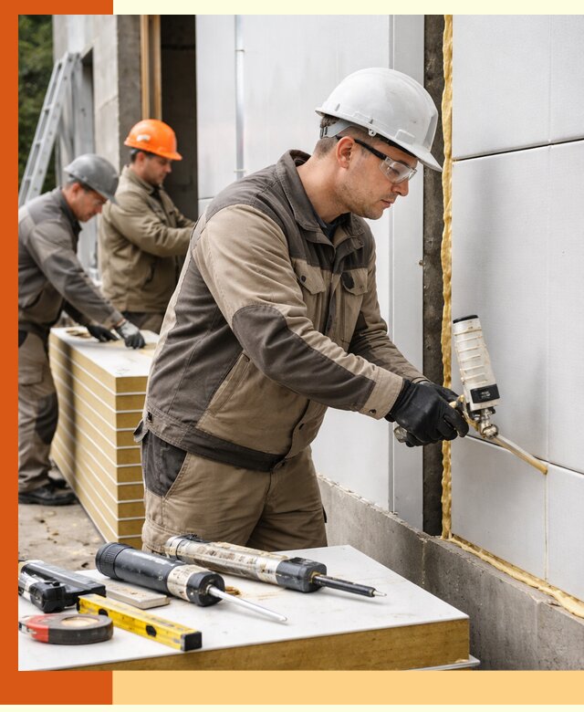 Утепление сэндвич-панелей пенополиуретаном в Гулькевичах