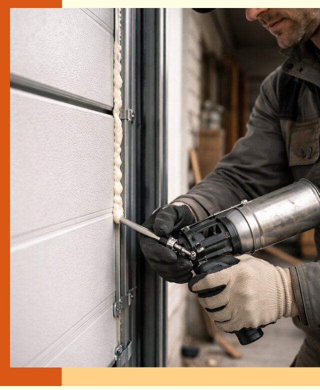 Заполнение пустот ворот в Гулькевичах профессионально и герметично