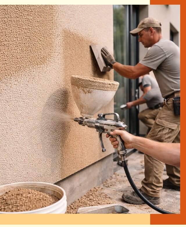 Утепление фасада жидкой пробкой в Гулькевичах от 4980 руб./м² под ключ | ТепломастерГль