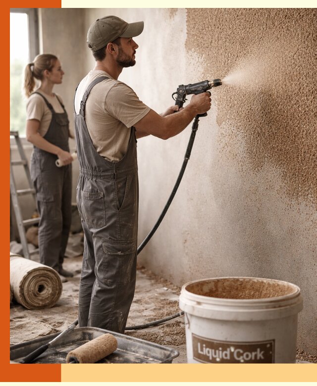 Утепление стен жидкой пробкой в Гулькевичах эффективное и долговечное