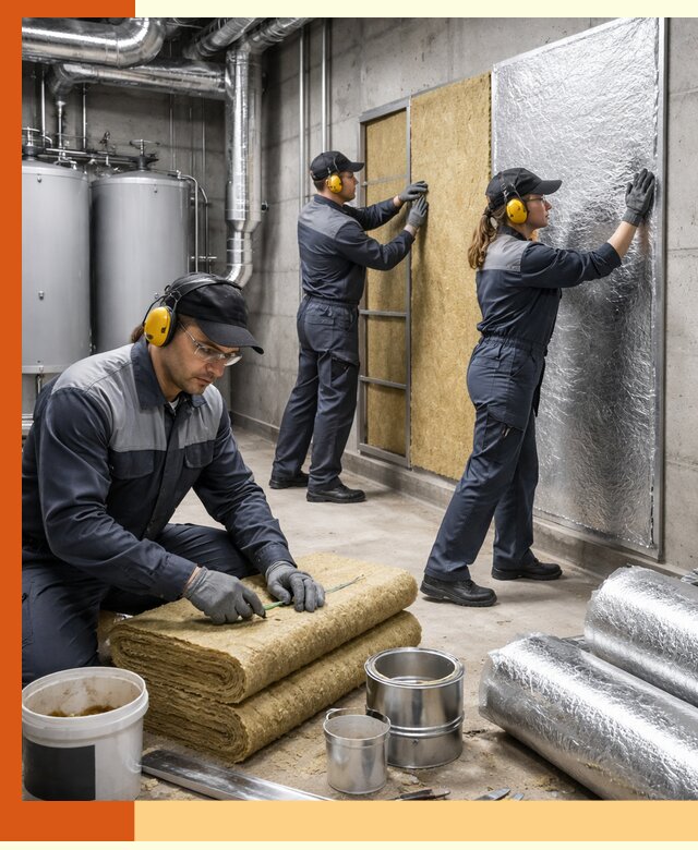 Шумоизоляция котельной в Гулькевичах: профессиональный монтаж и материалы