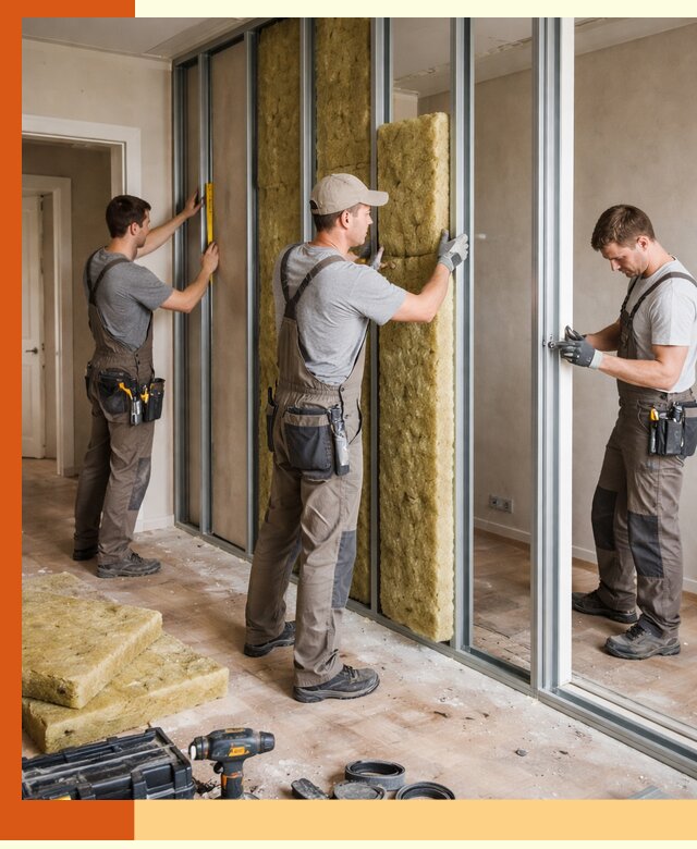 Шумоизоляция межкомнатных перегородок в Гулькевичах эффективно и надёжно