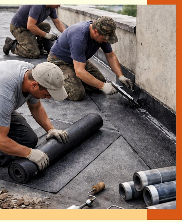 Гидроизоляция кровли в Гулькевичах от 4668 руб. — профессиональная гидроизоляция крыши | ТепломастерГль