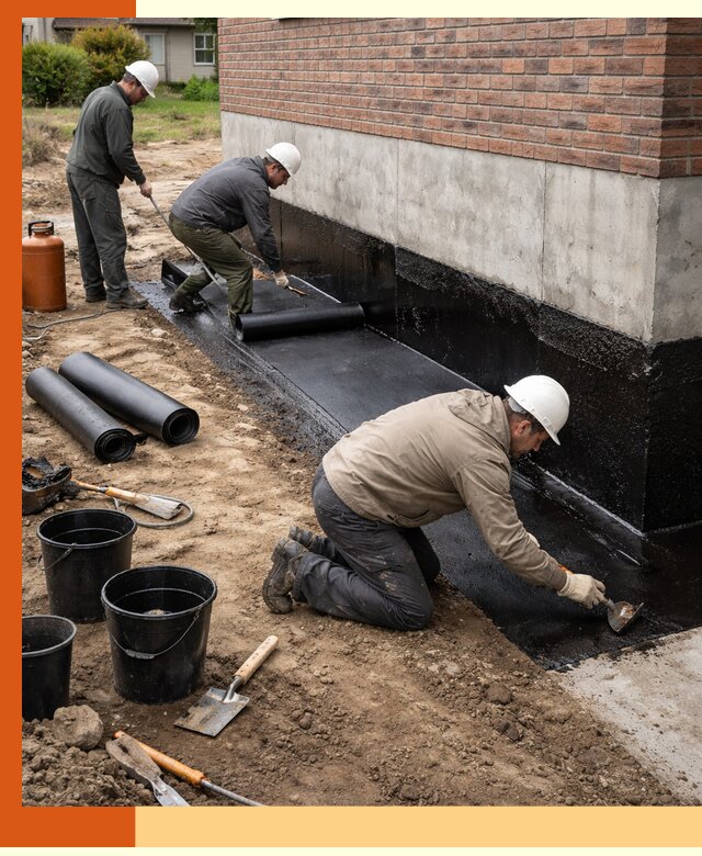 Гидроизоляция фундамента в Гулькевичах: надежная защита строений