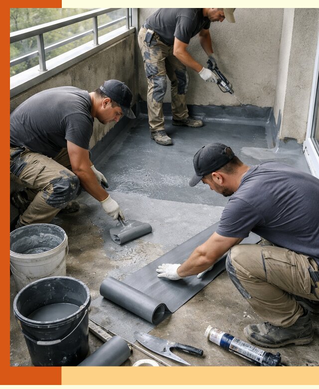 Гидроизоляция балкона в Гулькевичах: надежная защита от протечек