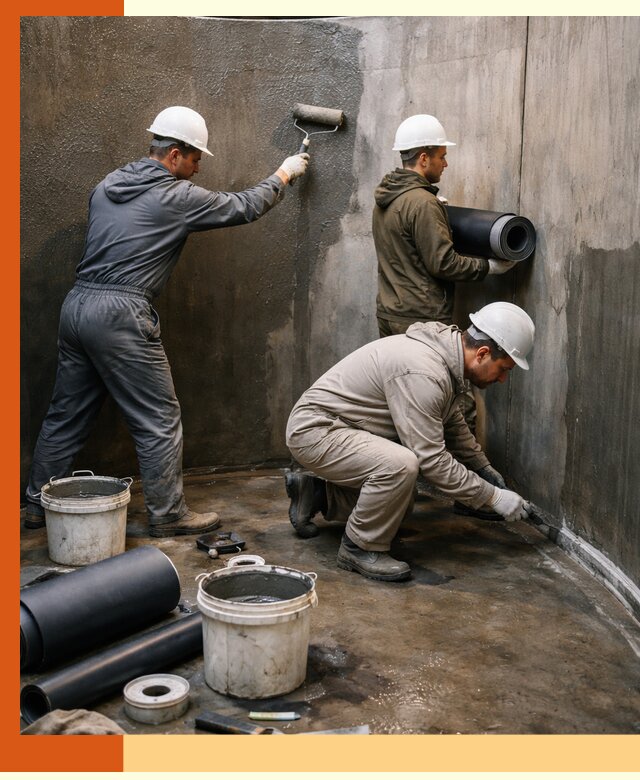 Гидроизоляция резервуара профессионально в Гулькевичах