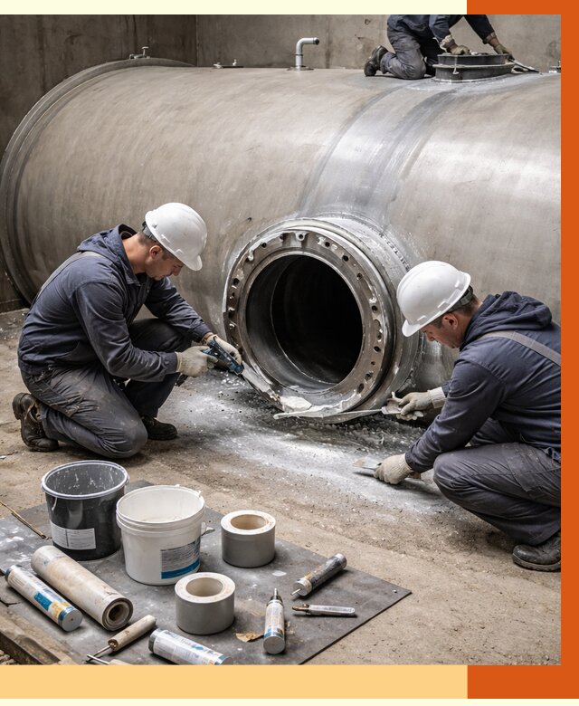 Гидроизоляция резервуара с топливом в Гулькевичах от 77805 руб. под ключ | ТепломастерГль