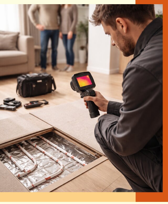 Тепловизионное обследование теплого пола в Гулькевичах от 4668 руб. — ТепломастерГль