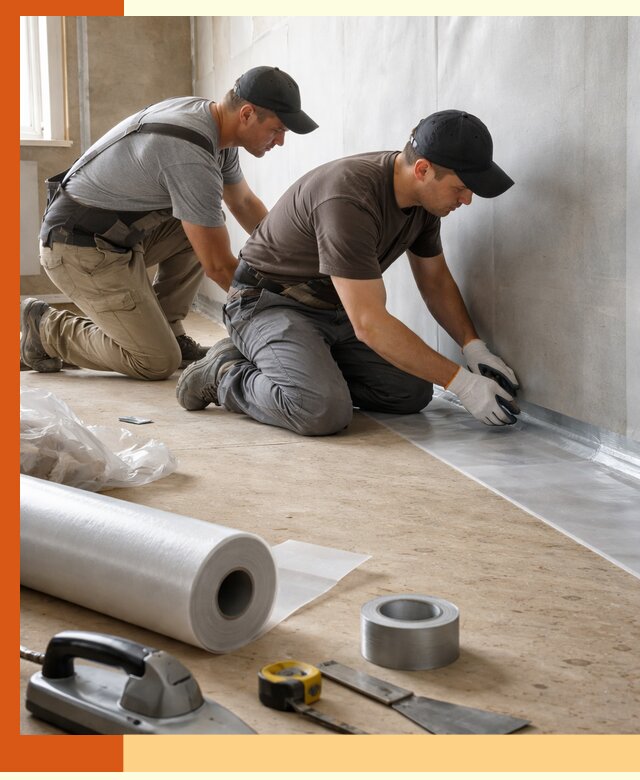 Монтаж пароизоляции для дома и помещений в Гулькевичах