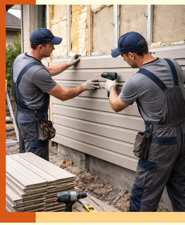 Монтаж сайдинга после утепления в Гулькевичах качественно и надежно